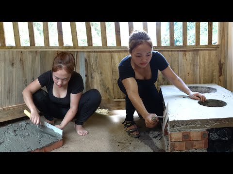 Full videos: 30 Days Daily Life At Farm - Build a Wood Stove, Build a Water Tank, Make a Bathroom...