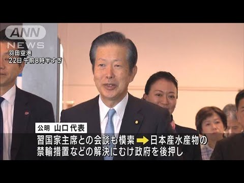 公明・山口代表が北京を訪問中　新たなパンダ中国政府に要望へ(2023年11月22日)