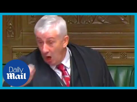 'You might be PM but in this House I'M in charge!': Angry Speaker Hoyle slams Boris Johnson