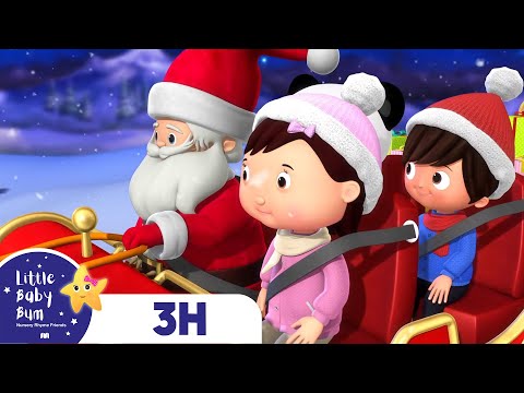 Wheels On The Sleigh! | Little Baby Bum | 🚌Wheels on the BUS Songs! | 🚌Nursery Rhymes for Kids