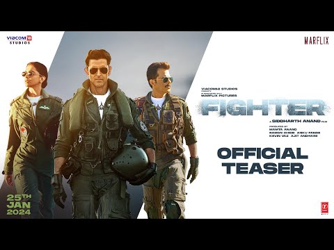 Fighter (Teaser): Hrithik Roshan | Deepika Padukone | Anil Kapoor | Siddharth Anand | 25th Jan 2024