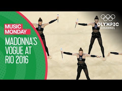 Ukrainian Rhythmic Gymnastics to Madonna's Vogue | Music Monday