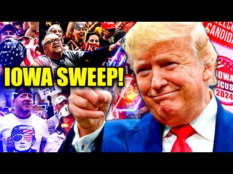 LANDSLIDE! Trump WINS Iowa Caucus in a BLOWOUT!!!