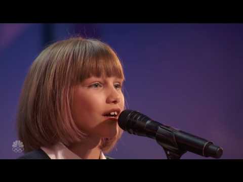 WOW! America's Got Talent-Grace Vander Waal 12 Years old...Miracles can happen! HD