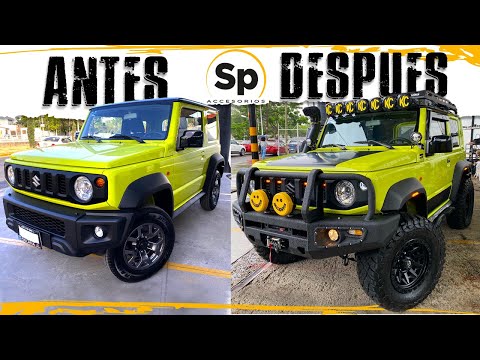 Proyecto Suzuki Jimny Modificado en serio| Modification Lift Kit Suspensi&oacute;n Accesorios KC Dobinsons