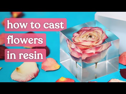 Resin Flowers - How to Dry and Preserve Flowers in Epoxy Resin