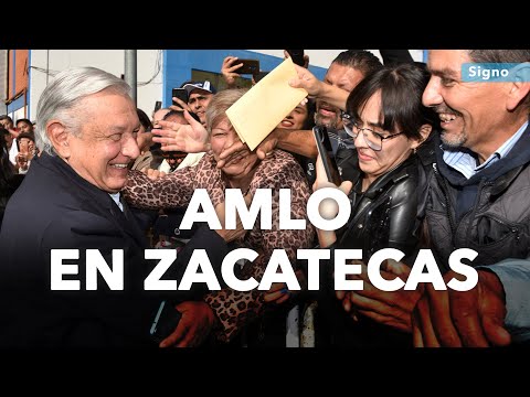 AMLO de gira. Eval&uacute;a Programas para el Bienestar en Zacatecas