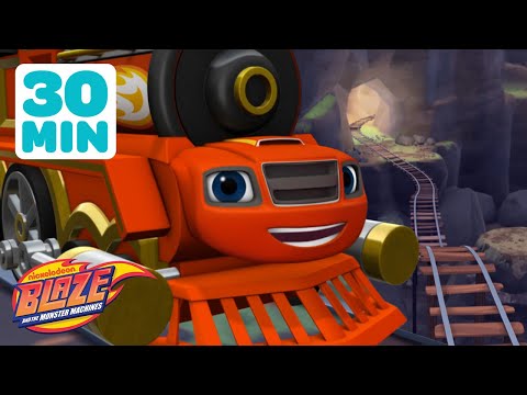 Blaze's HIGH SPEED Train Transformations! | 30 Minute Compilation | Blaze and the Monster Machines