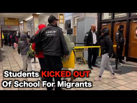 NYC SHUTS DOWN High School For Migrant Shelter