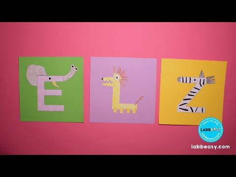 Alphabet Animals Craft For Kids