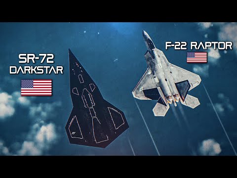 SR-72 Darkstar &amp; F-22 Raptor DEEP STRIKE | Digital Combat Simulator | DCS |