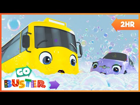 Bubble Bonanza: Frankie, Buster | Go Buster 2 HOURS | Moonbug Kids - Cartoons &amp;amp; Toys