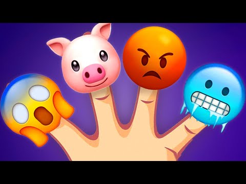 Finger family emoji | Kids Songs And Nursery Rhymes | Maya Mary Mia