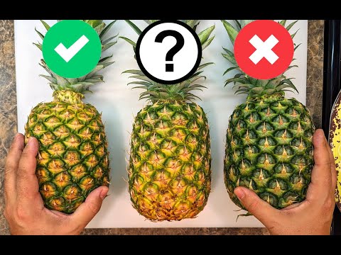 The secret of how to pick a sweet juicy pineapple pi&ntilde;a | 4 things to look for | How to cut it