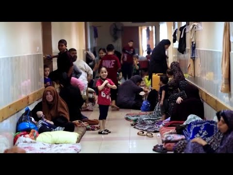 Zufluchtsort Krankenhaus: Menschen in Gaza suchen Schutz