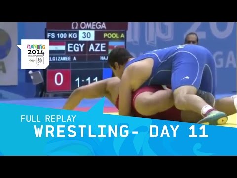 Wrestling - Qualifications Freestyle Men Day 11 | Full Replay | Nanjing 2014 Youth Olympic Games