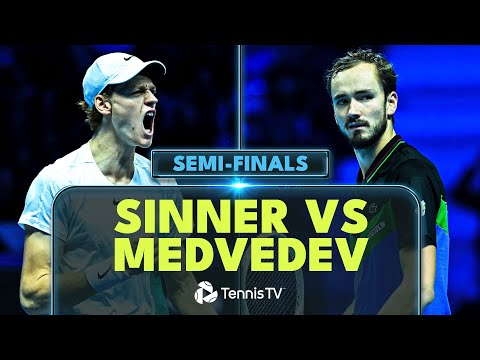 Jannik Sinner vs Daniil Medvedev Highlights | Nitto ATP Finals 2023 Semi-Final