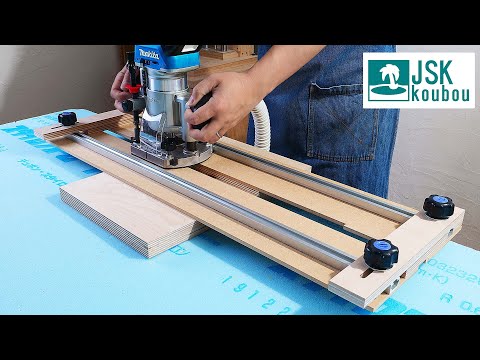 Amazing 2D adjustment Router jig