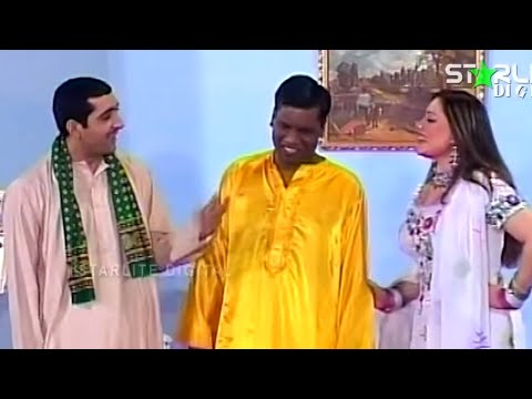 Zafri Khan and Amanat Chan With Nasir Chinyoti and Khushboo Stage Drama Comedy Clip