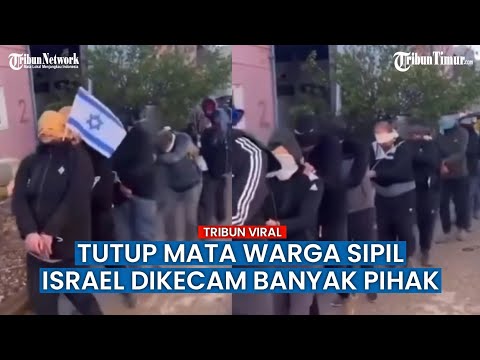 Tak Manusiawi! Tentara Israel Permalukan Warga Sipil Palestina yang Ditahan di Kota Jenin