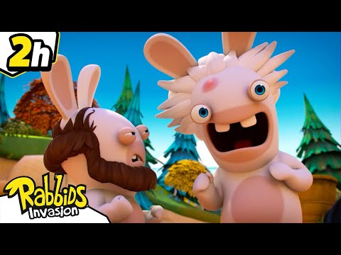 Big Compilation 2H The Rabbids are Mad!  | RABBIDS INVASION | New episodes | Cartoon for kids