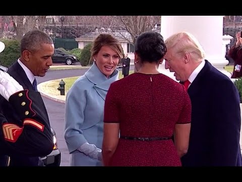 Obamas Welcome Donald Trump, Melania to White House