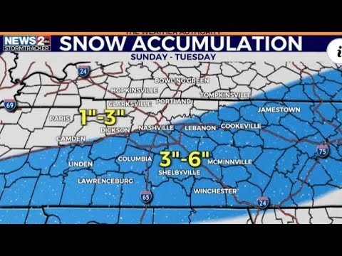 Bad Weather Conditions Coming To Middle TN