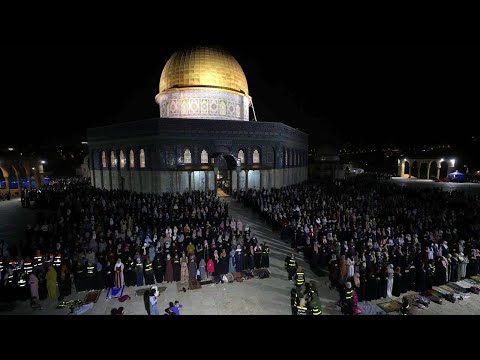 Palestinians gathered at Al-Aqsa to celebrate Eid amid Israel-Hamas conflict | Gaza | Jerusalem