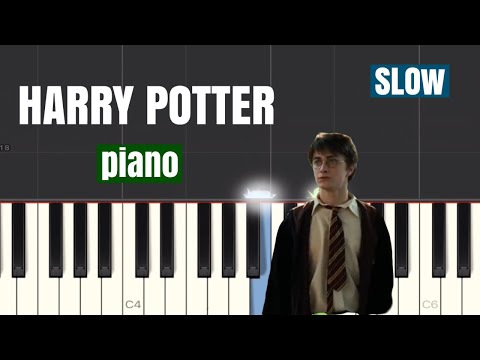 Harry Potter Theme (Hedwig&rsquo;s Theme) - Piano Tutorial | Slow