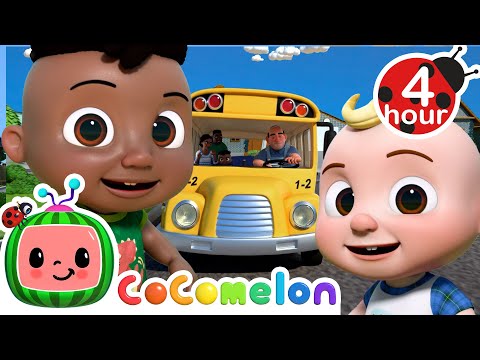 Ride To School Wheels on the Bus | CoComelon - Cody's Playtime | Songs for Kids &amp; Nursery Rhymes