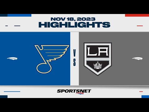 NHL Highlights | Blues vs. Kings - November 18, 2023