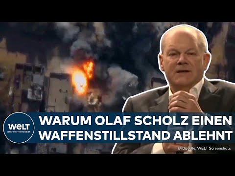 KRIEG GEGEN HAMAS: Olaf Scholz lehnt Waffenstillstand im Gazastreifen ab &ndash; ja zu humanit&auml;ren Pausen