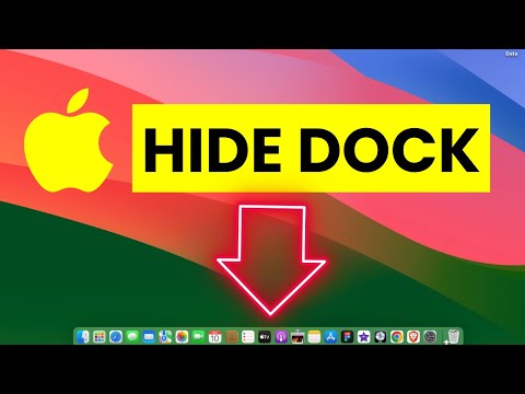 Hide Dock in Mac - Dock Customization in Mac, MacBook Air and Pro