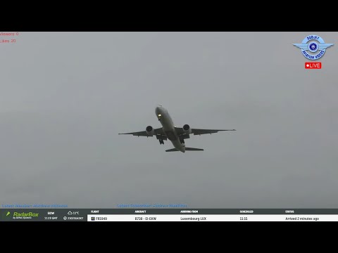 🔴Stormy Crosswind Arrivals- Dublin Airport LIVE Plane Spotting ✈️ 21/01/2024🔴 