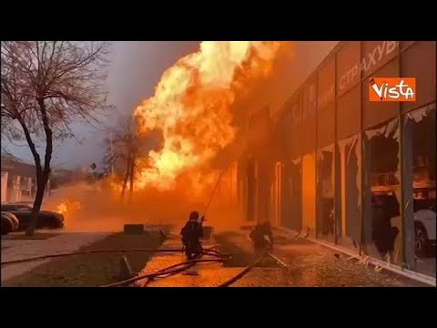 Le devastazione in Ucraina dopo gli ultimi attacchi russi