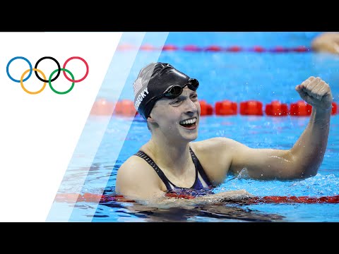 Ledecky sprints to win 200m Freestyle gold