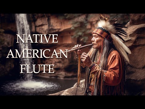 Peace of Mind by the Waterfall - Native American Flute Music - Music for Meditation, Healing