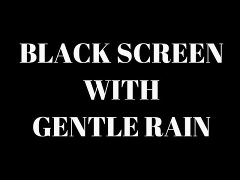 Gentle NIGHT RAIN to Sleep FAST, Beat Insomnia. Relax, Study to Rain Sounds