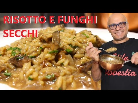 Risotto con i Funghi Secchi porcini secchi ricetta del risotto con i funghi secchi per 3 persone