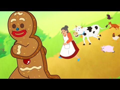 The Gingerbread Man &amp;amp; The Gingerbread Man in the City | English Fairy Tales And Stories