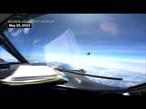 PLA Jet Forces US Jet to Fly Through Its Wake Turbulence