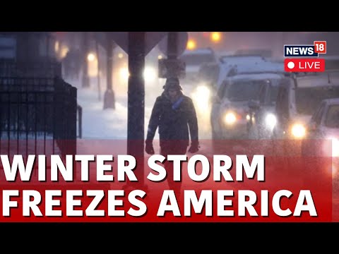 Powerful Winter Storm In US Unleashes Snow, Freezing Temperatures LIVE | USA News LIVE | N18L