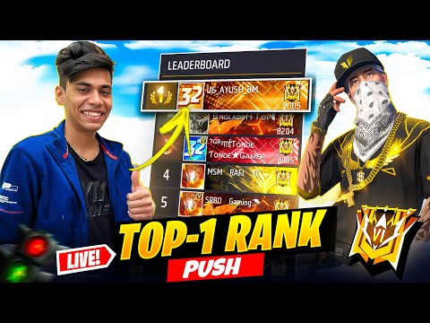 🔴[Live] Jai Shree Ram🚩22/75 Days Top 1 Grandmaster Pushing🔥- Garena Free Fire !!