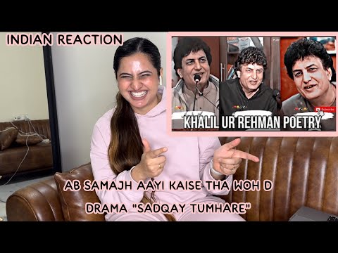 Indian Reaction On Khalil Ur Rehman Shayari- Sidhu Vlogs