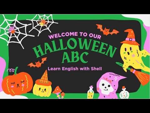 Learn English. The Halloween ABC. Initial sounds 