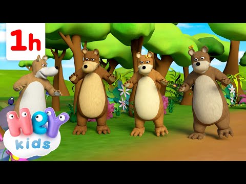 Ich bin ein Dicker Tanzb&auml;r und mehr! | Eine Stunde | Kinderlieder | HeyKids Deutsch