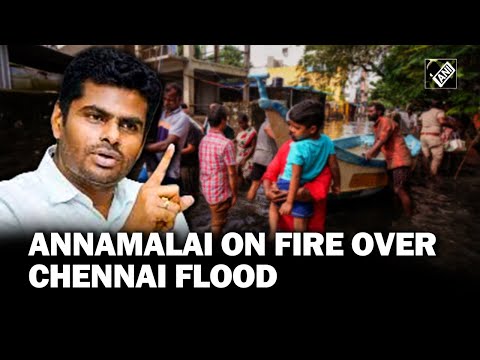 K Annamalai shows mirror to MK Stalin led Tamil Nadu government over Chennai flood