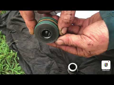 Kubota hydraulic cylinder repair full video