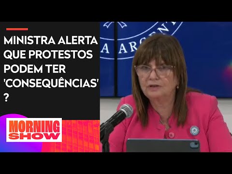 Pol&iacute;tica na Argentina: governo Milei divulga protocolo antiprotestos