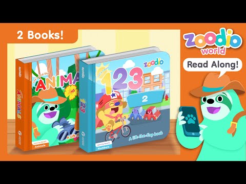 Read Along Let's Find the Animals &amp; the 123s | Zoodio | Storytelling, Reading &amp; Activities for Kids